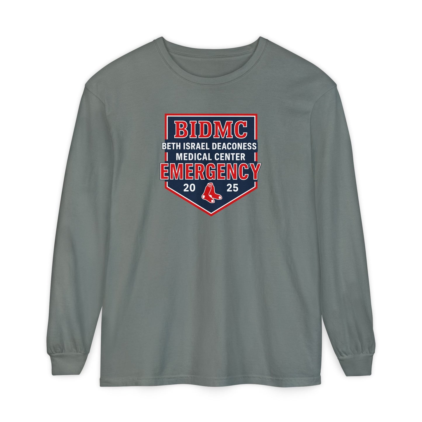 BIDMC Emergency Department Long Sleeve Tee – 2025 Red Sox Edition