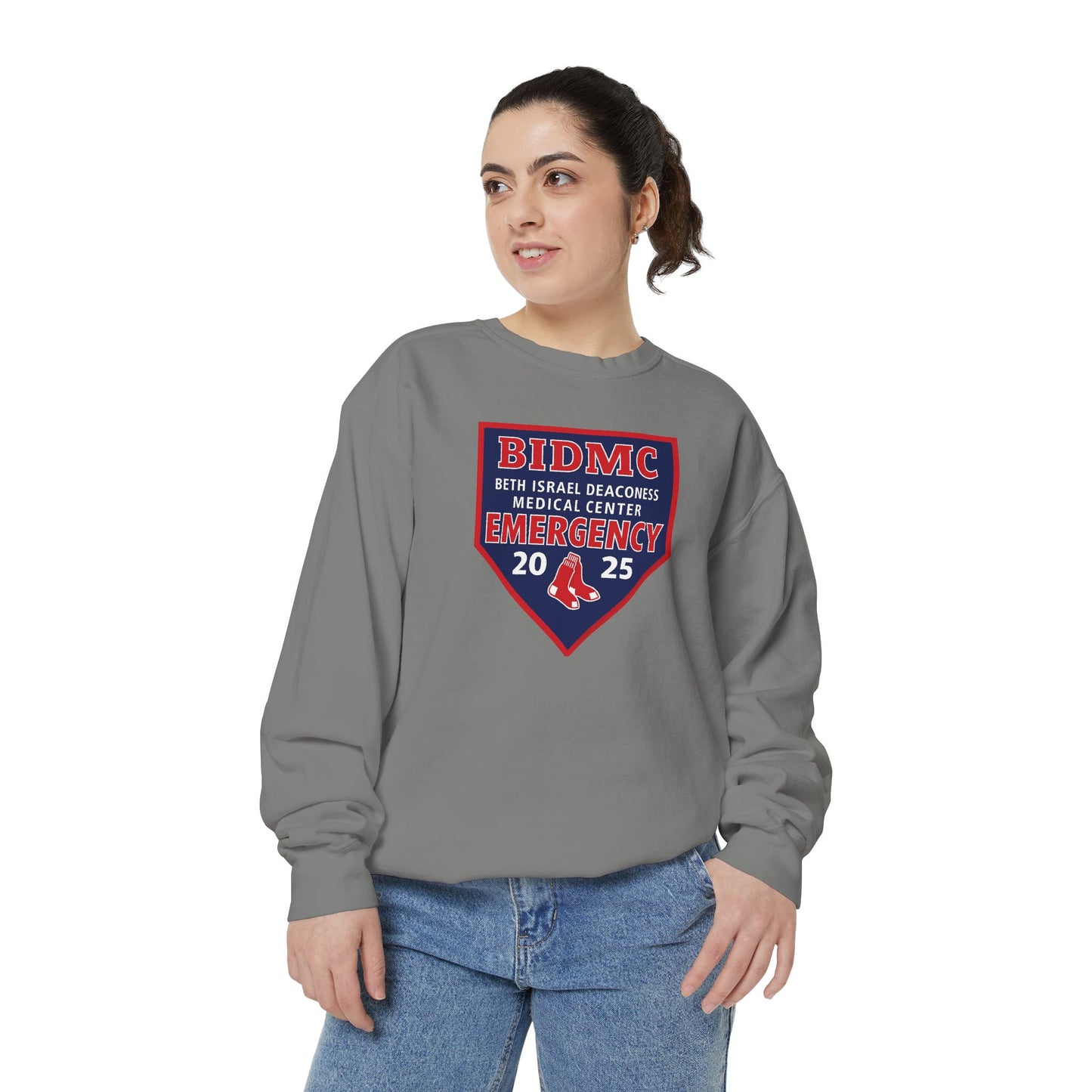 BIDMC Emergency Department Crewneck Sweatshirt – 2025 Red Sox Edition