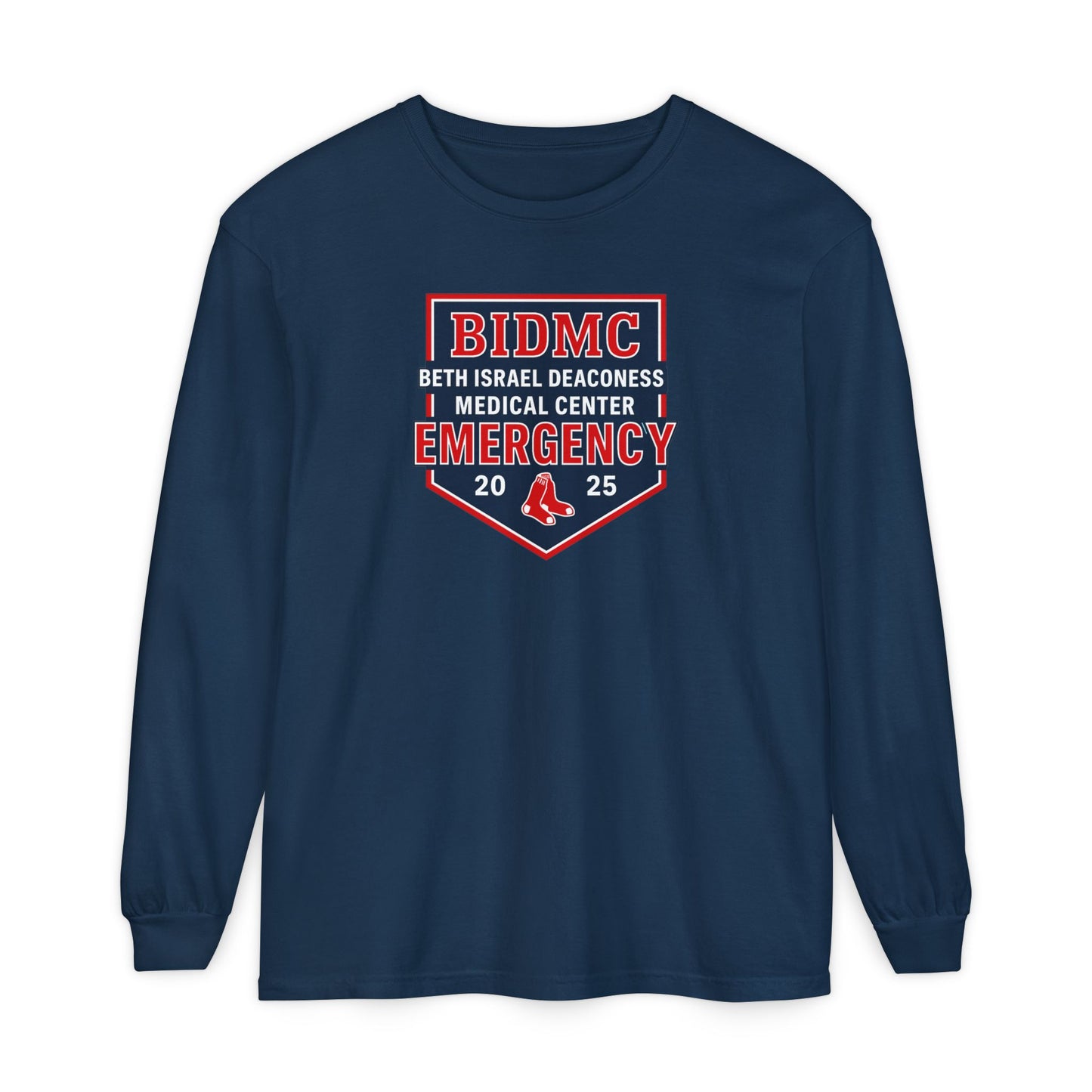 BIDMC Emergency Department Long Sleeve Tee – 2025 Red Sox Edition
