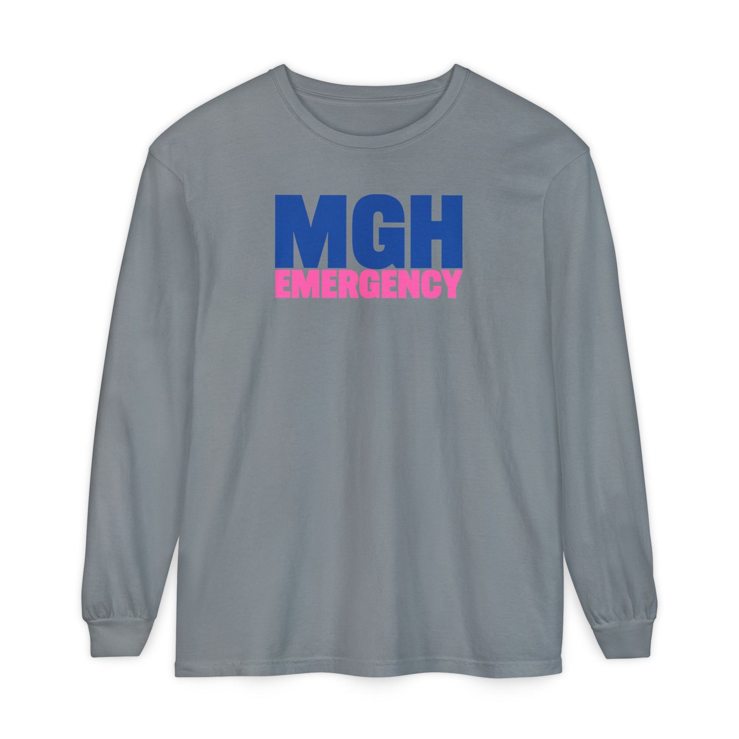MGH BREAST CANCER AWARENESS CREWNECK LONG SLEEVE TEE