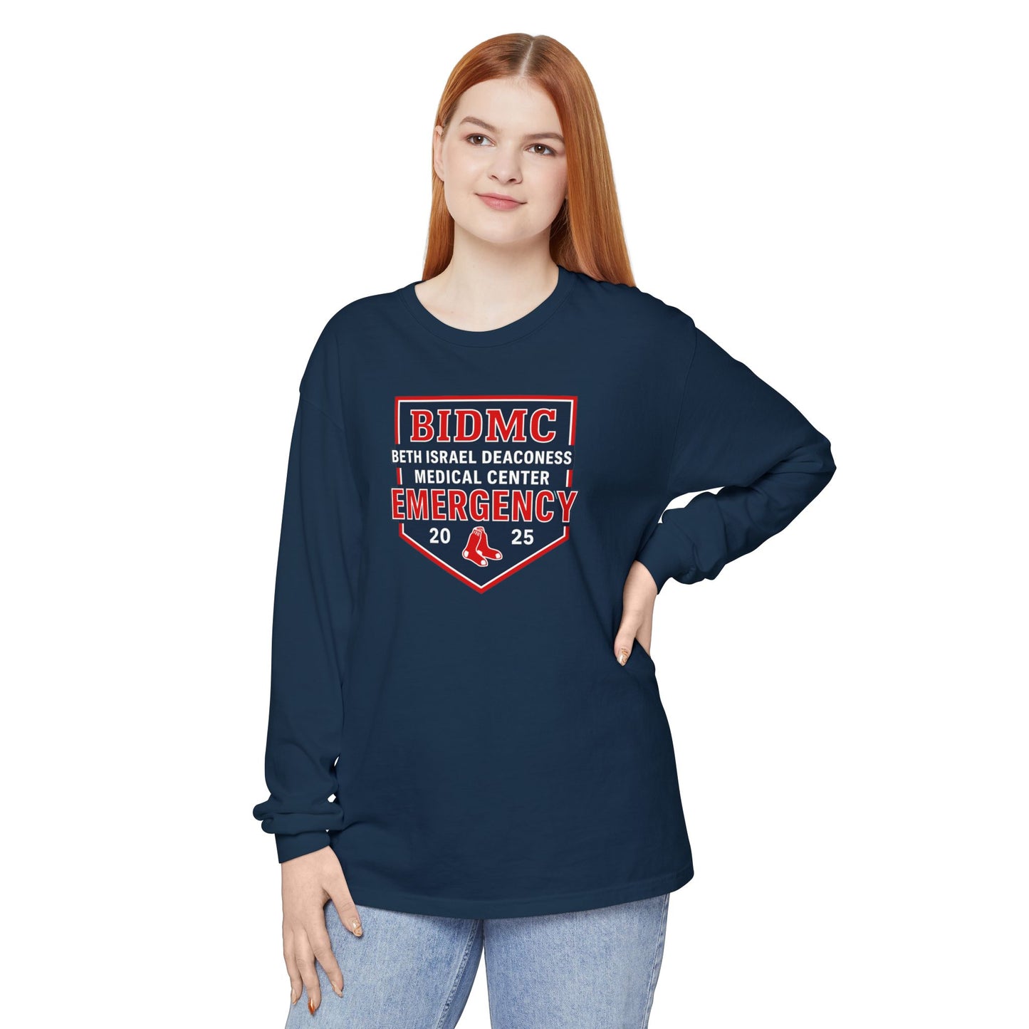 BIDMC Emergency Department Long Sleeve Tee – 2025 Red Sox Edition
