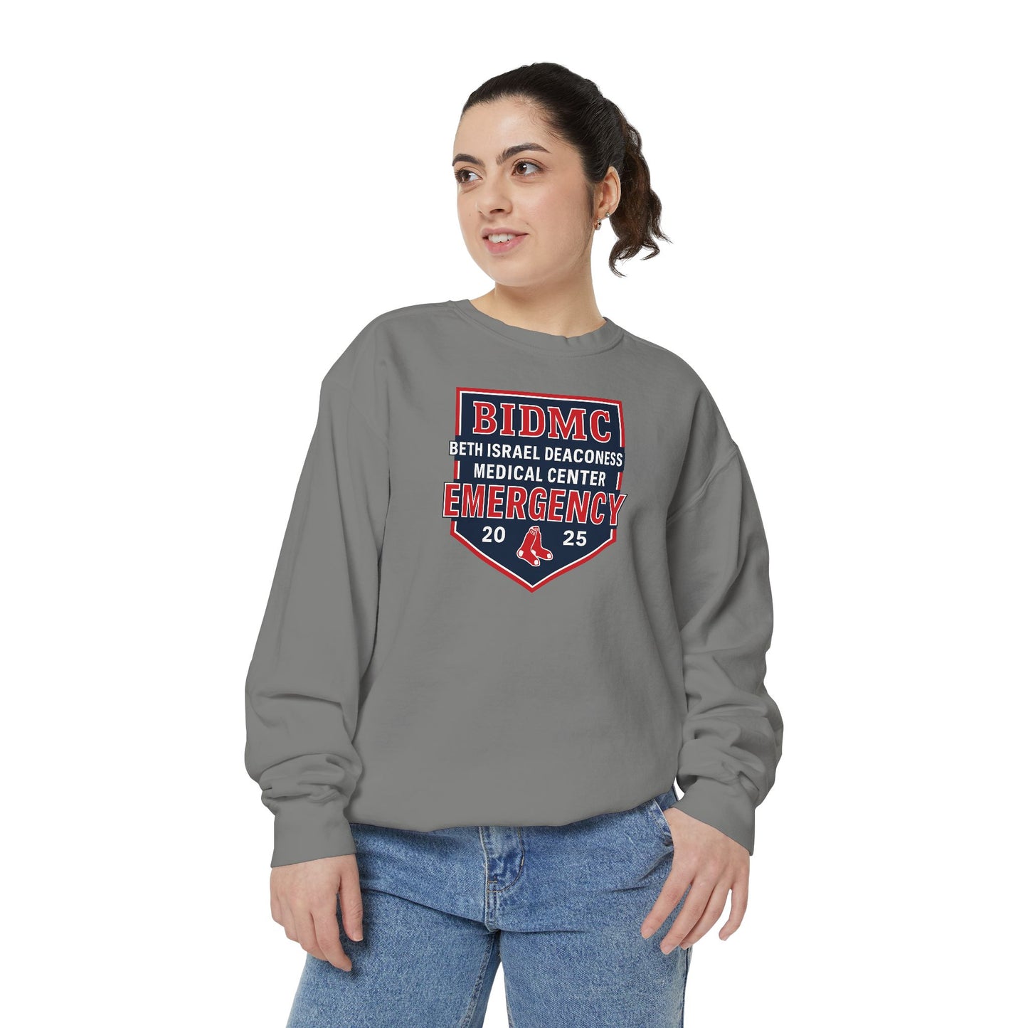 BIDMC Emergency Department Crewneck Sweatshirt – 2025 Red Sox Edition