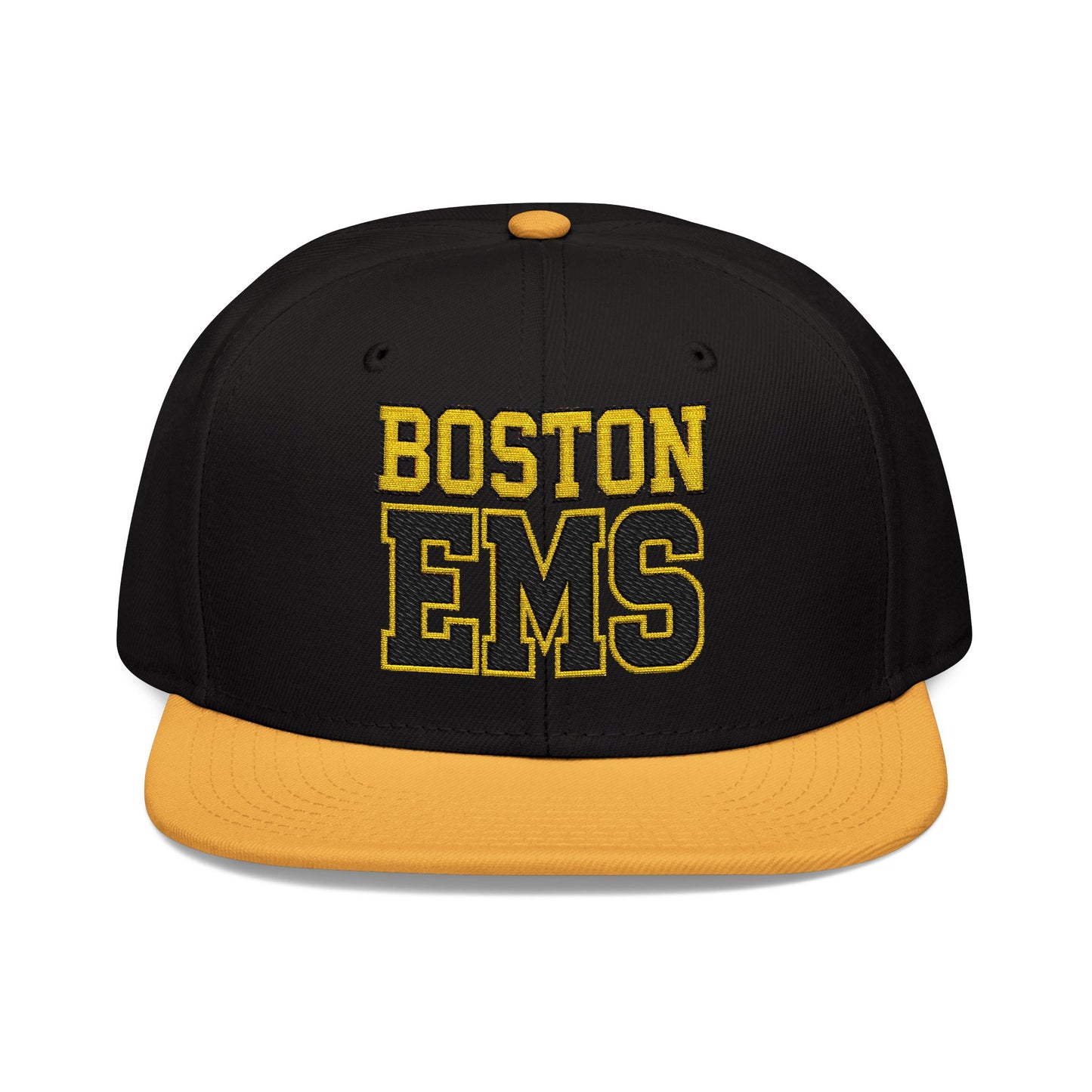 Boston EMS Bruins Themed Snapback (Embroidery)