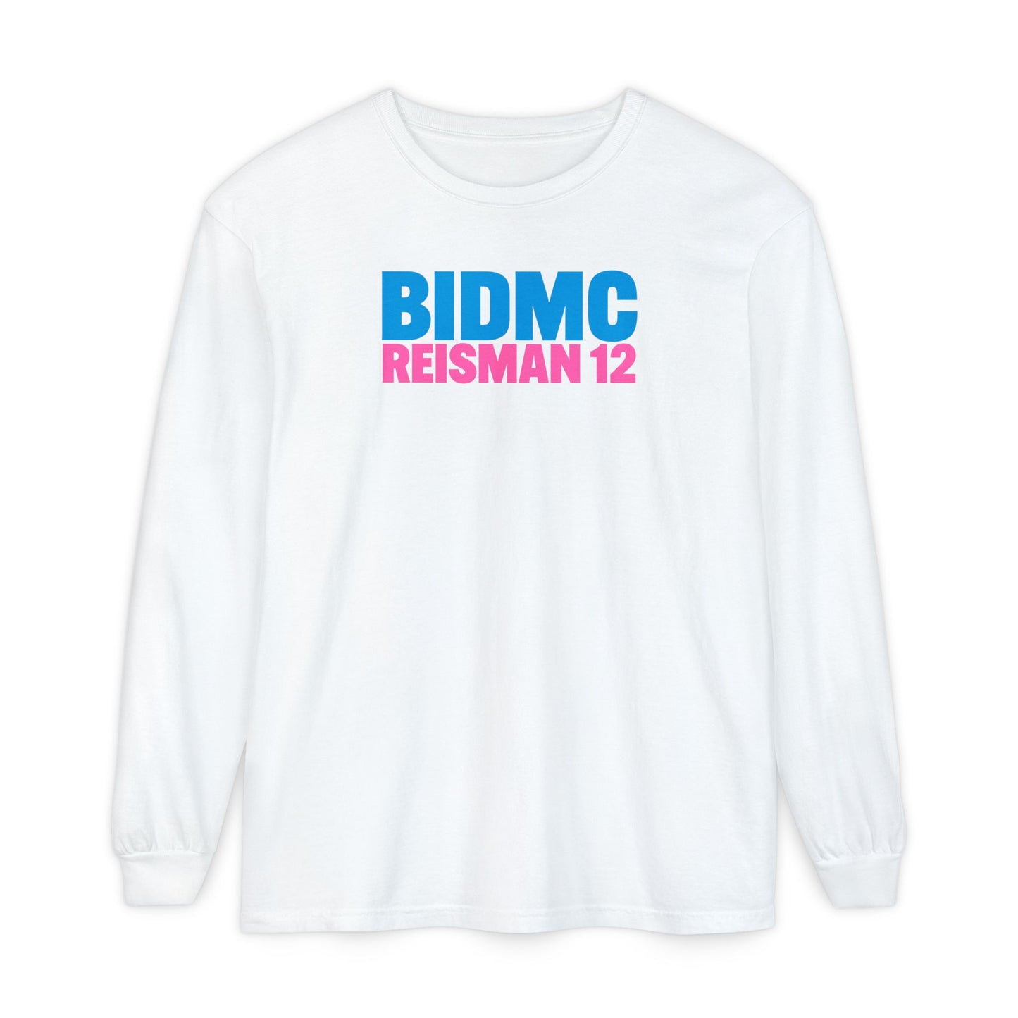 BIDMC REISMAN 12 BREAST CANCER AWARENESS CREWNECK LONG SLEEVE TEE