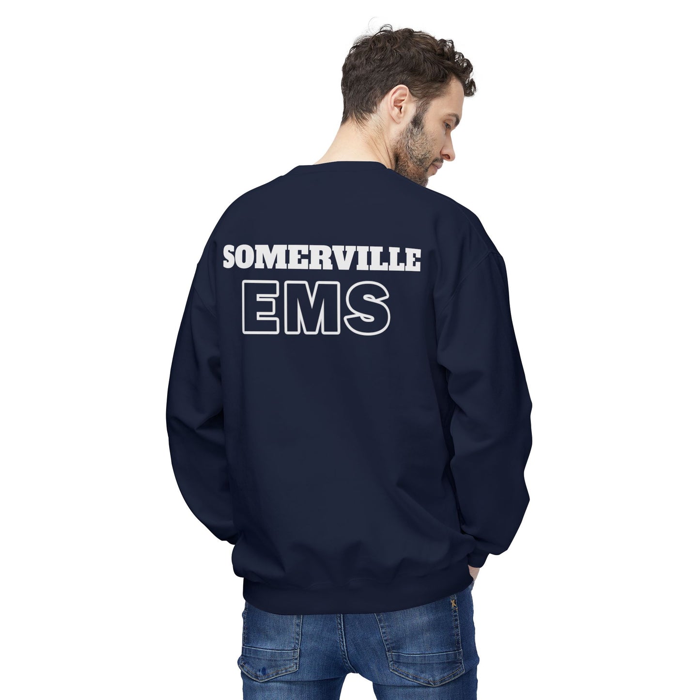 Somerville EMS Crewneck Sweatshirt Navy Gildan