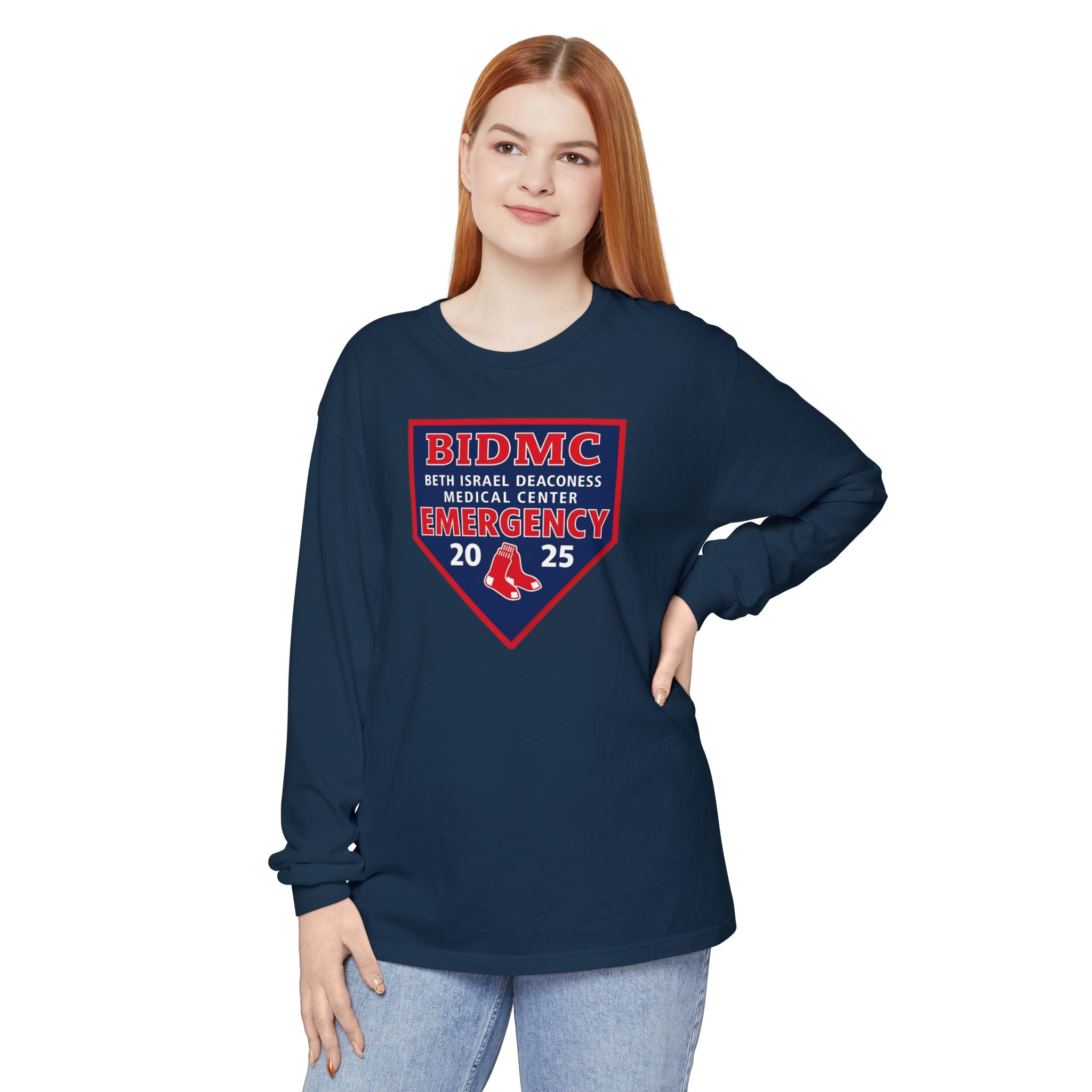 BIDMC Emergency Department Long Sleeve Tee – 2025 Red Sox Edition
