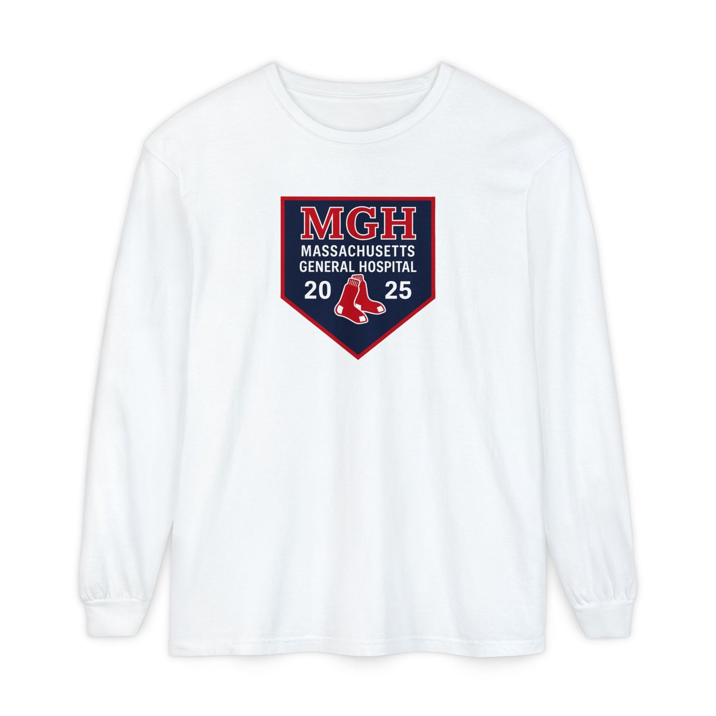 MGH Emergency Department Long Sleeve Tee – 2025 Red Sox Edition