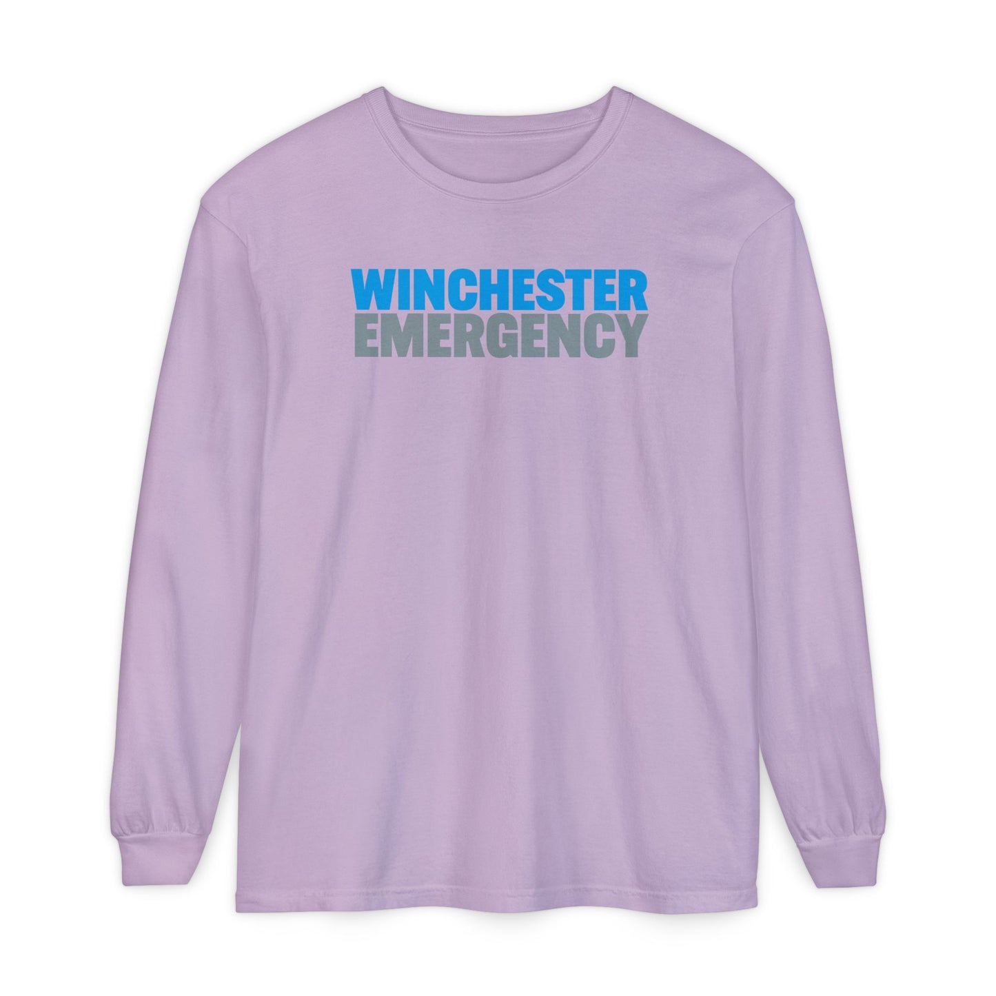 Winchester Emergency Comfort Colors Crewneck Long Sleeve T-Shirt