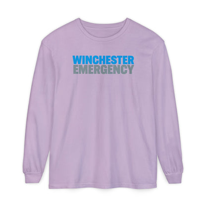 Winchester Emergency Comfort Colors Crewneck Long Sleeve T-Shirt