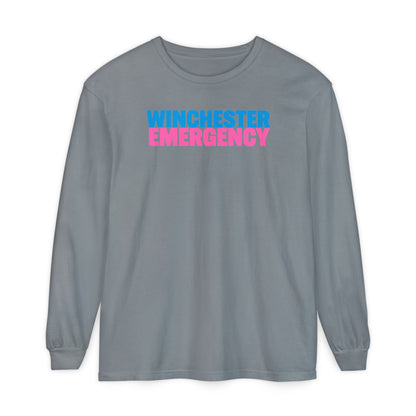 Winchester Emergency Pink Crewneck Long Sleeve T-Shirt