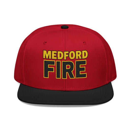 Medford Fire Boston Bruins Theme Snapback (Embroidery)
