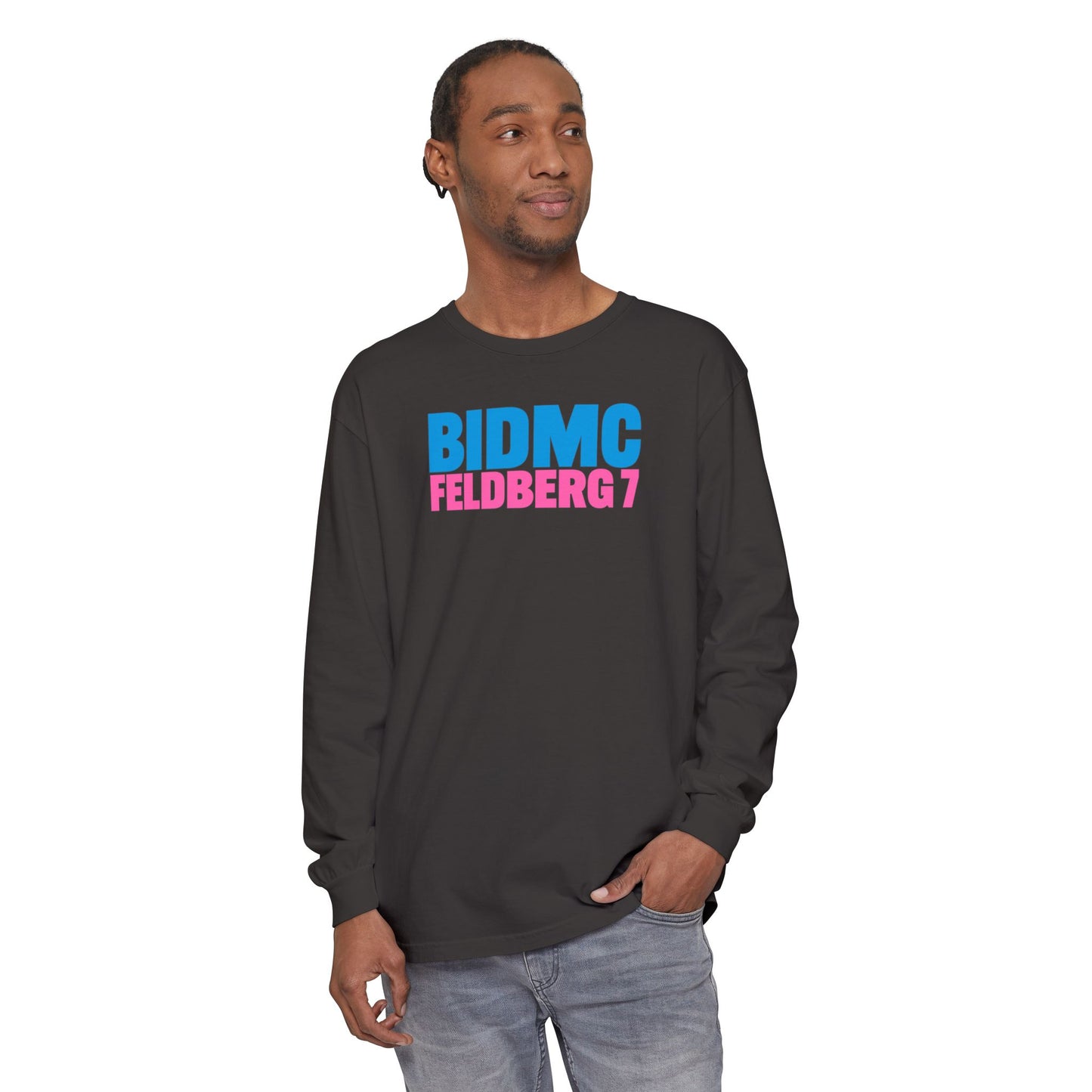 BIDMC FELDBERG 7 BREAST CANCER AWARENESS LONG SLEEVE TEE