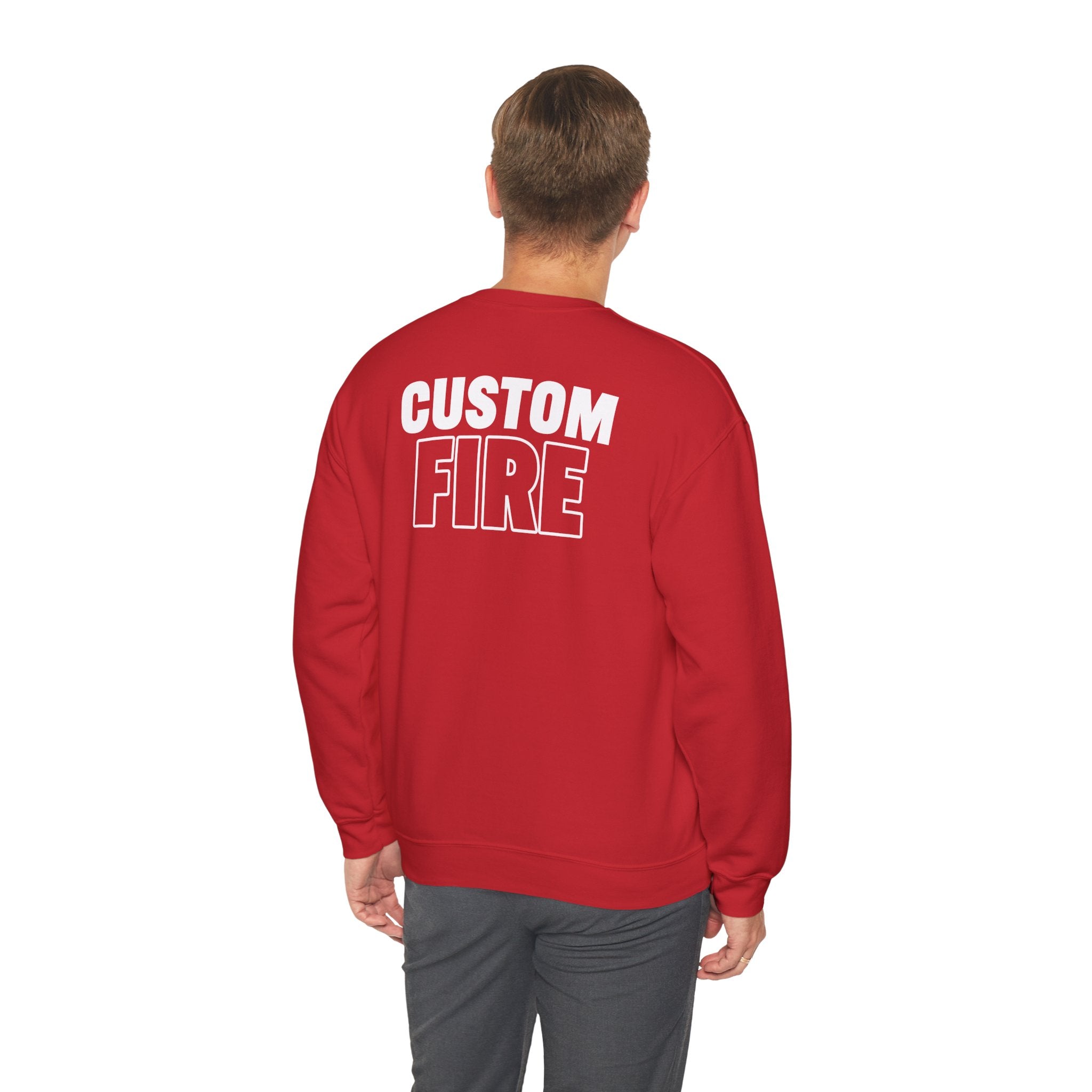 Add your favorite Town or City - Custom Fire Sweatshirt