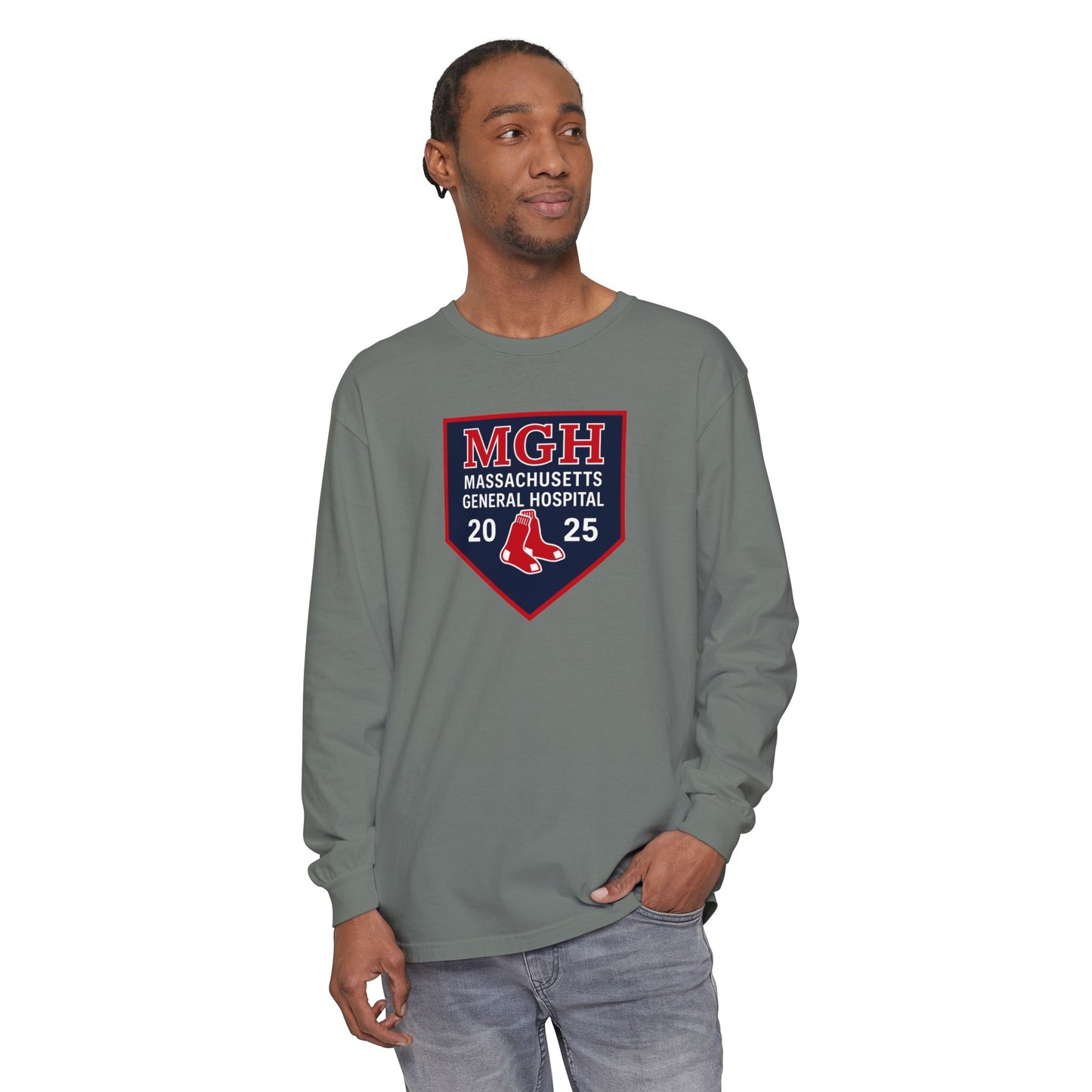 MGH Emergency Department Long Sleeve Tee – 2025 Red Sox Edition