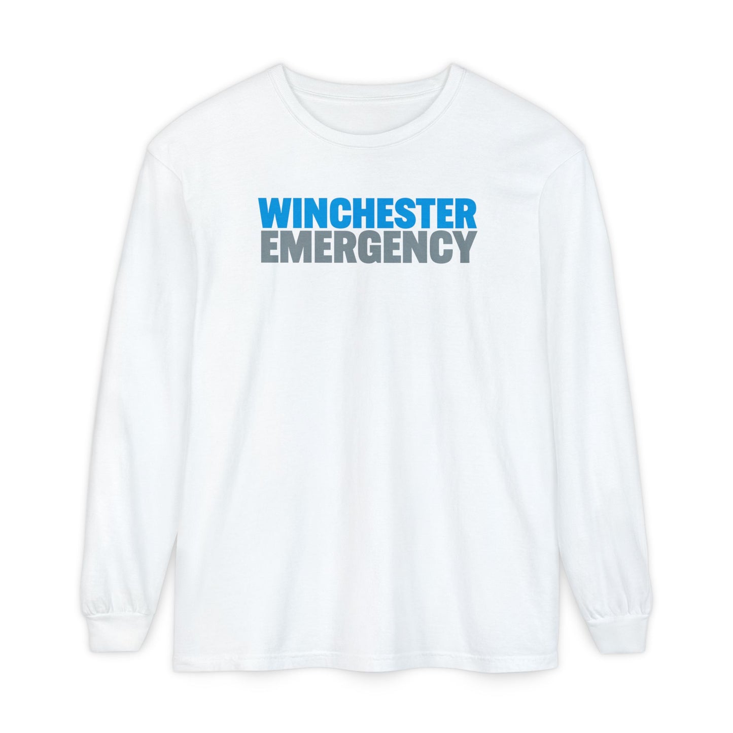 Winchester Emergency Comfort Colors Crewneck Long Sleeve T-Shirt