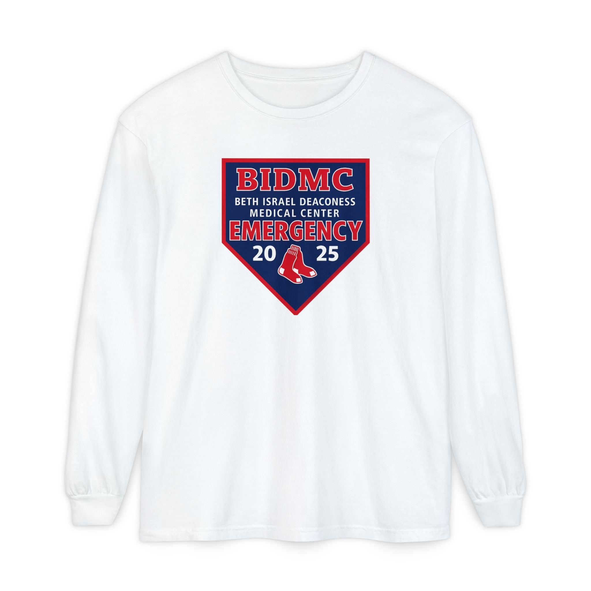 BIDMC Emergency Department Long Sleeve Tee – 2025 Red Sox Edition