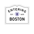 Entering Boston Sticker