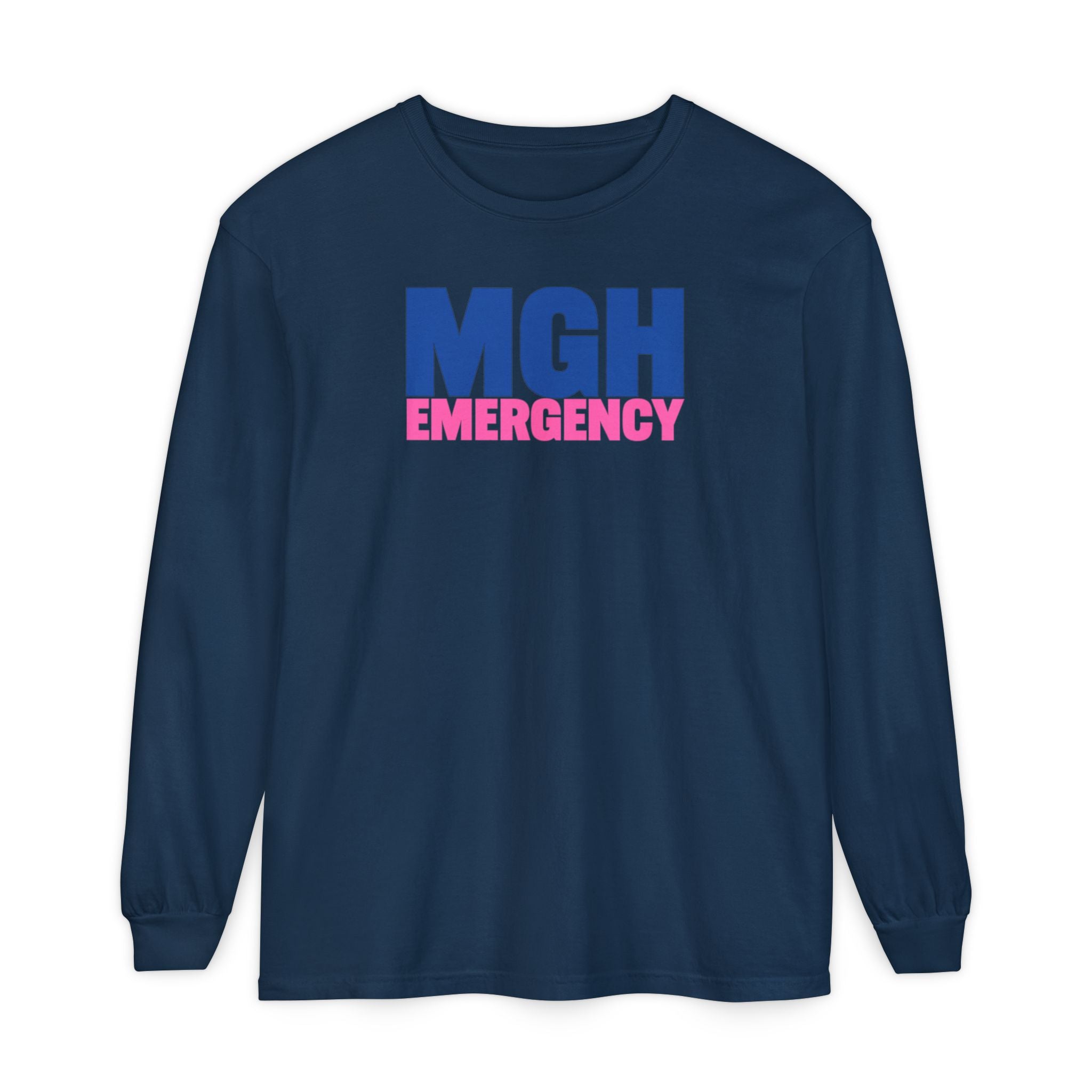 MGH Pink CREWNECK LONG SLEEVE TEE