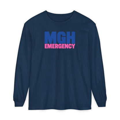 MGH Pink CREWNECK LONG SLEEVE TEE