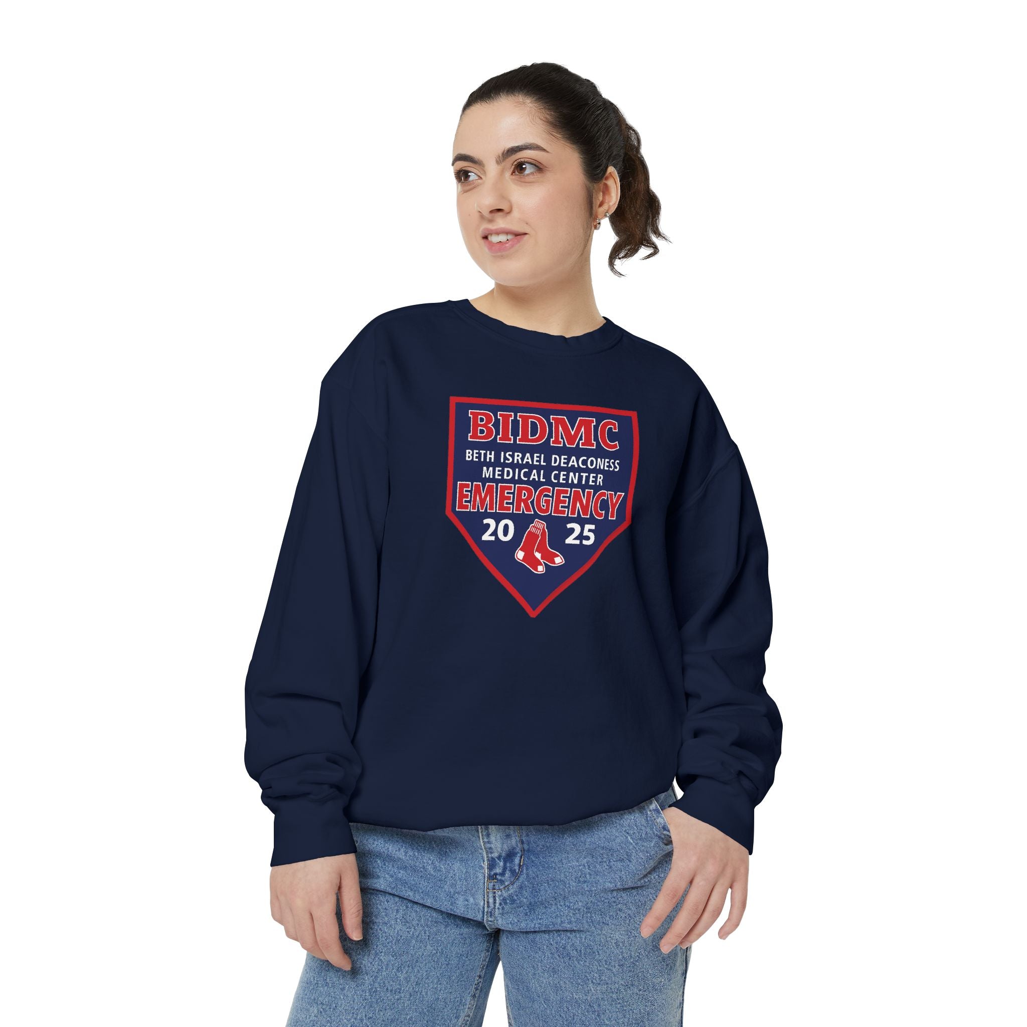 BIDMC Emergency Department Crewneck Sweatshirt – 2025 Red Sox Edition