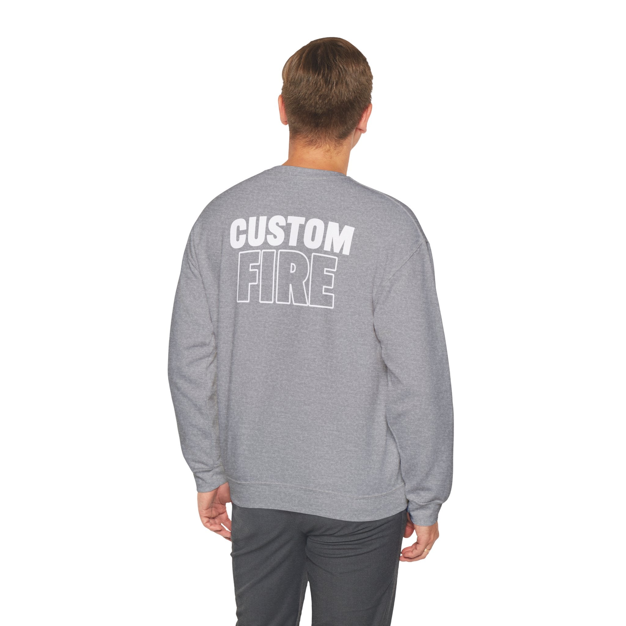 Add your favorite Town or City - Custom Fire Sweatshirt