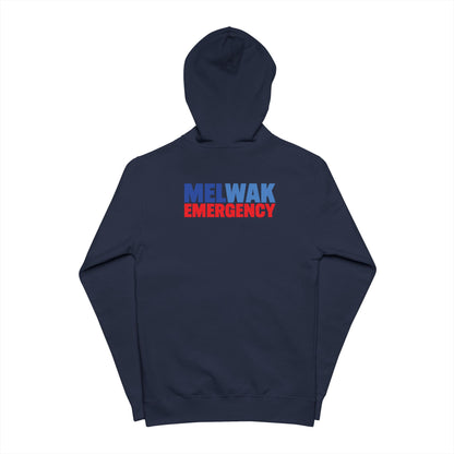 MELWAK Emergency Premium Fleece Zip-up Hoodie