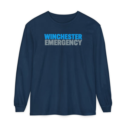 Winchester Emergency Comfort Colors Crewneck Long Sleeve T-Shirt