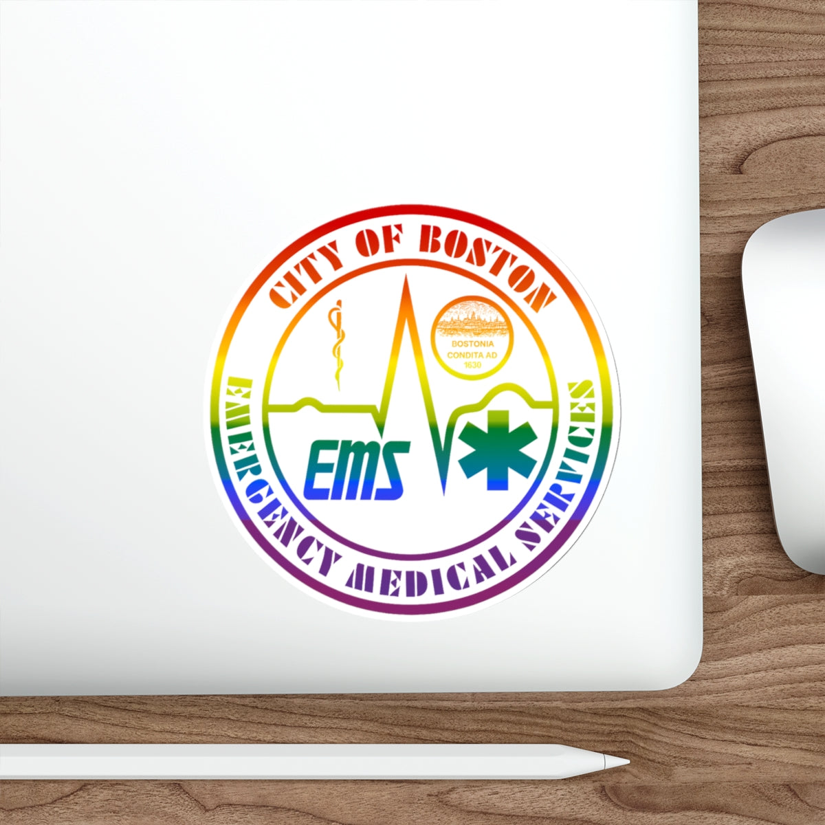 Boston EMS Pride (BEMS) Sticker