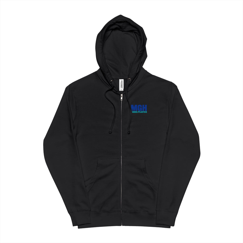 MGH BURNS/PLASTICS Premium Fleece Zip-up Hoodie