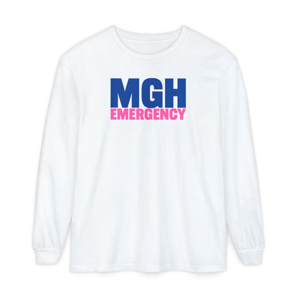 MGH Pink CREWNECK LONG SLEEVE TEE