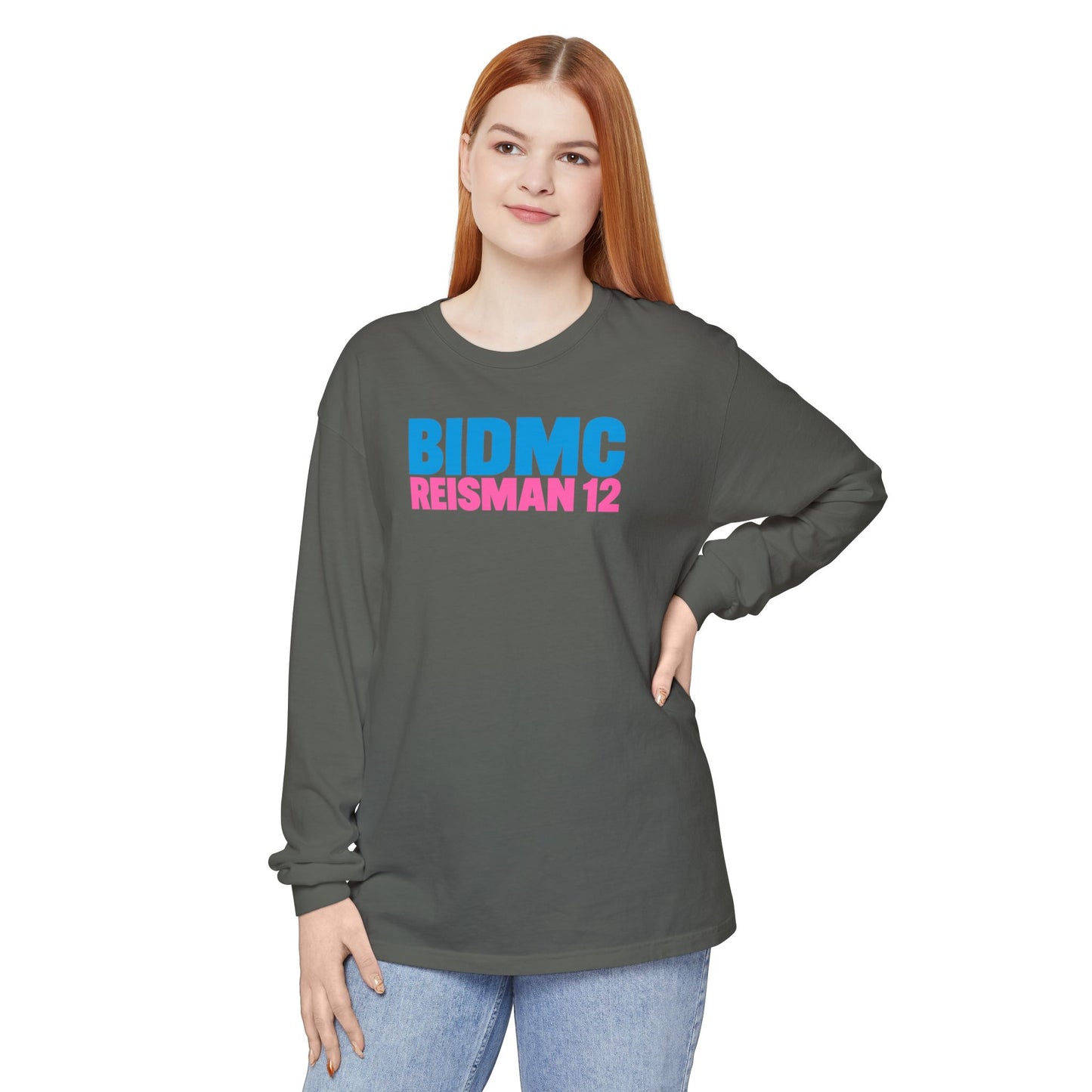 BIDMC REISMAN 12 BREAST CANCER AWARENESS CREWNECK LONG SLEEVE TEE