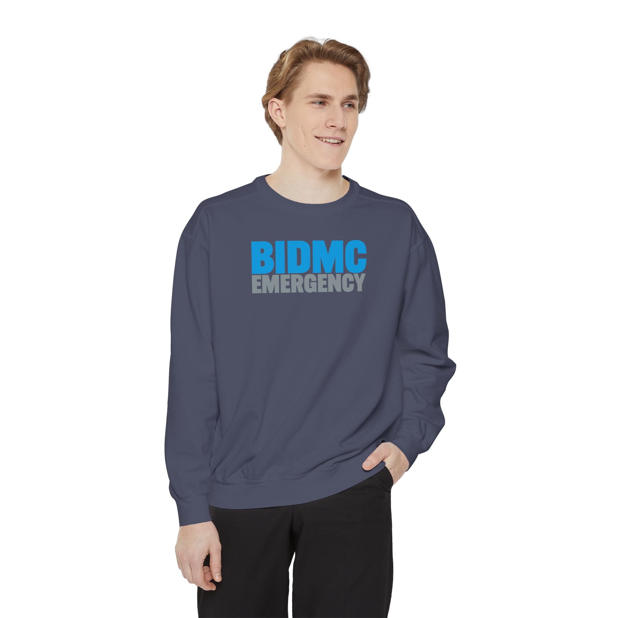 BIDMC Emergency Comfort Colors Crewneck Sweatshirt