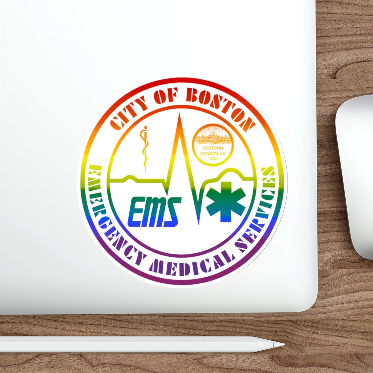 Boston EMS Pride (BEMS) Sticker