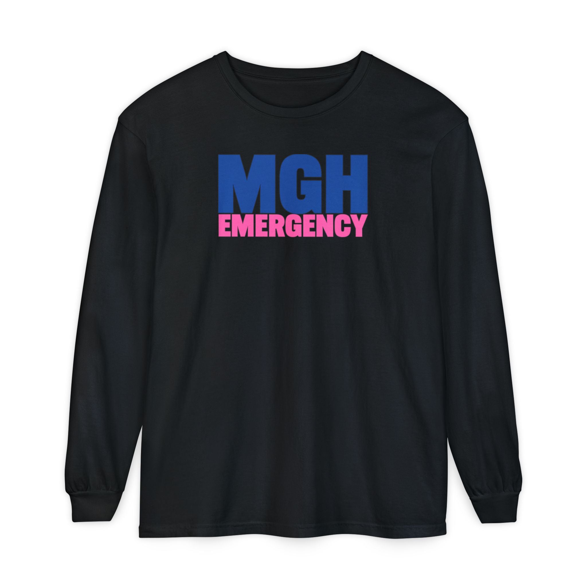 MGH Pink CREWNECK LONG SLEEVE TEE