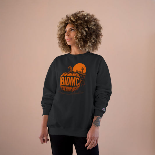 BIDMC Pumpkin Halloween Sweatshirt 🎃 – Champion Eco Crewneck