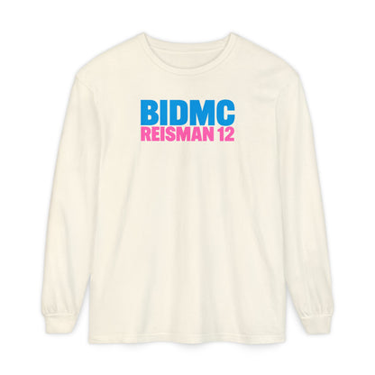 BIDMC REISMAN 12 Pink CREWNECK LONG SLEEVE TEE