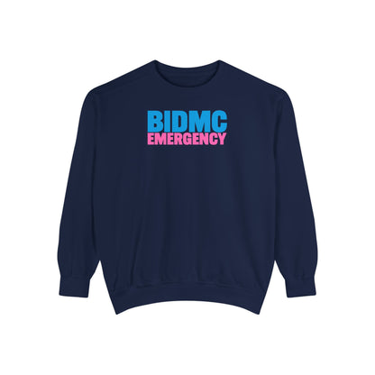 BIDMC Emergency Pink Comfort Colors Crewneck Sweatshirt