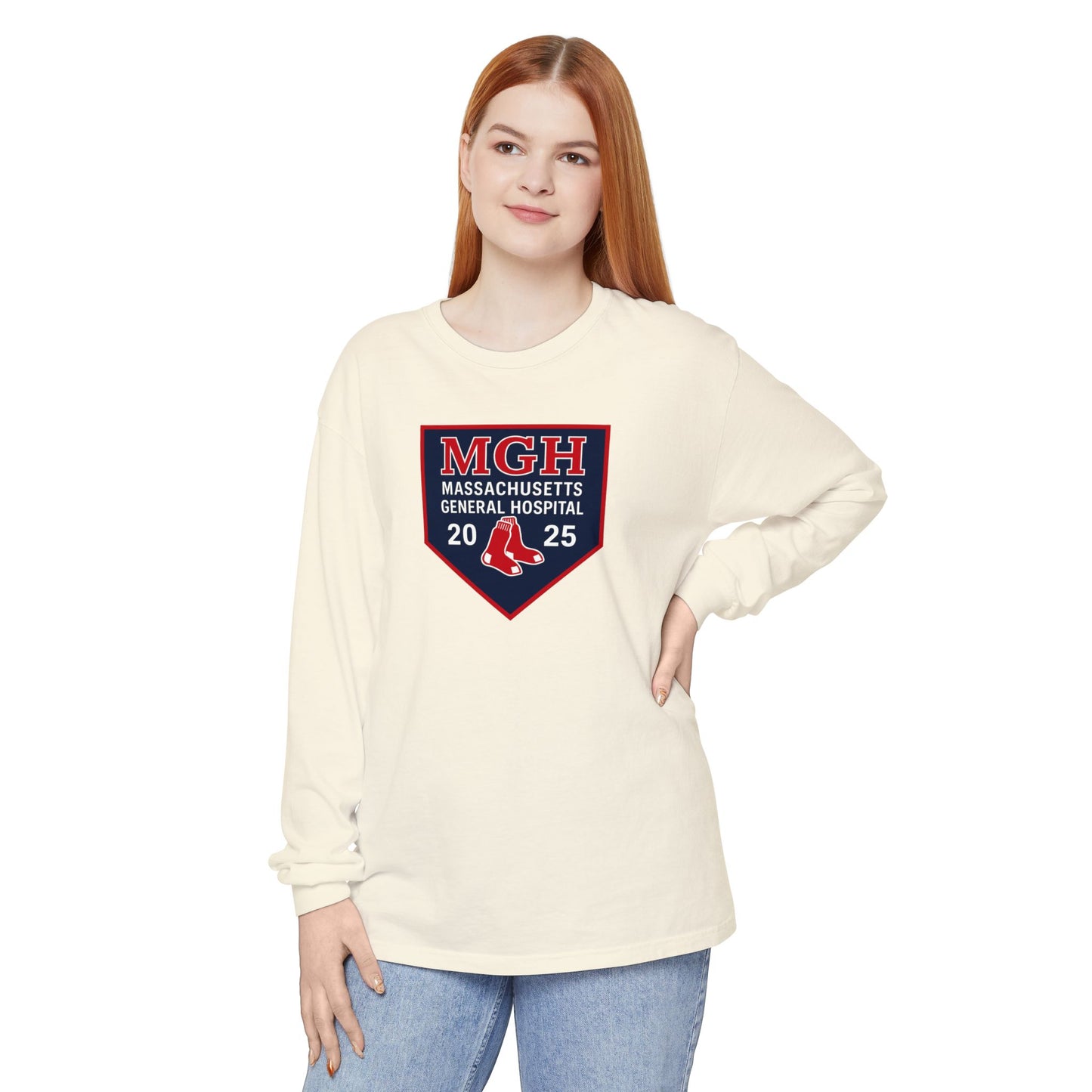 MGH Emergency Department Long Sleeve Tee – 2025 Red Sox Edition