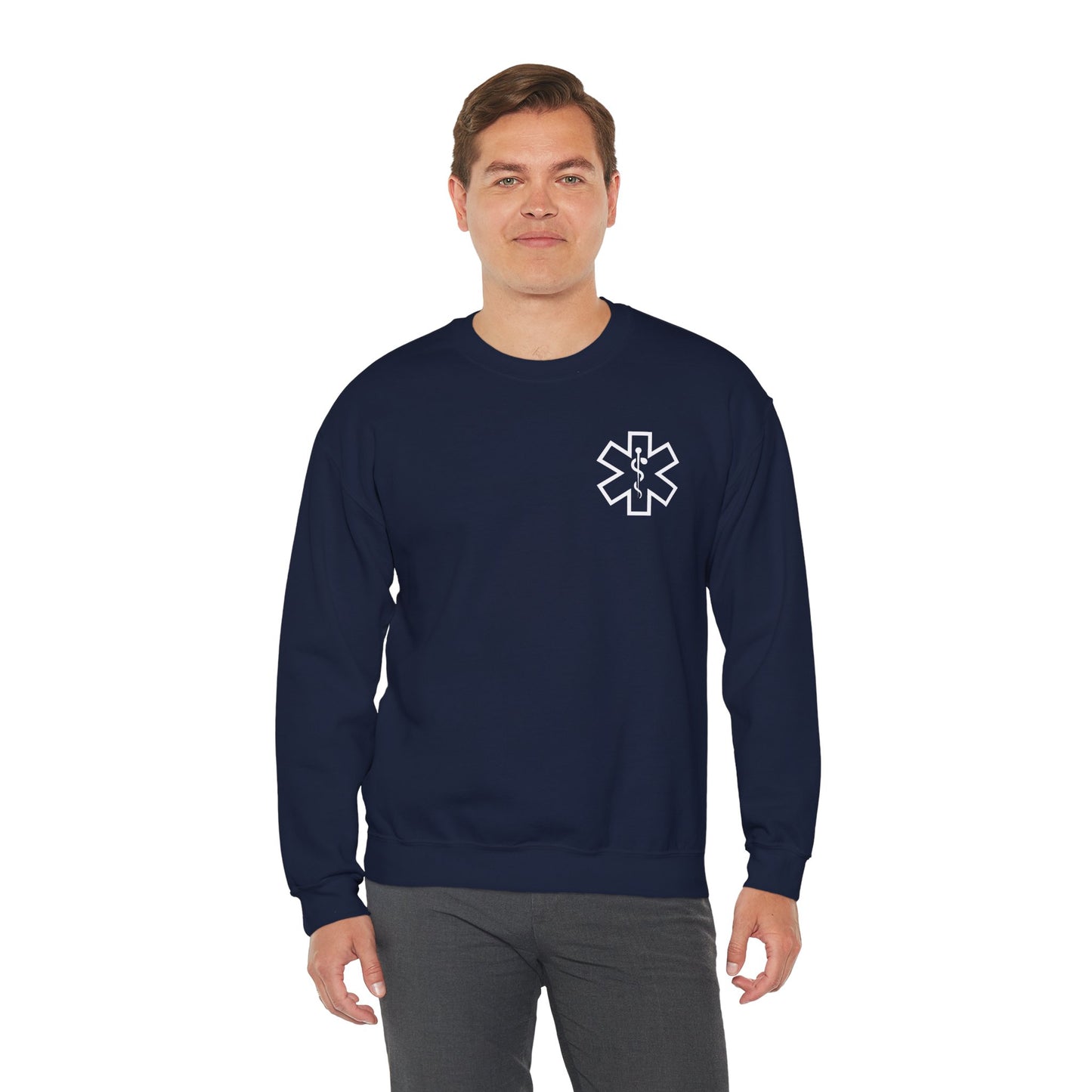 Add your favorite Town or City - Custom EMS Sweatshirt