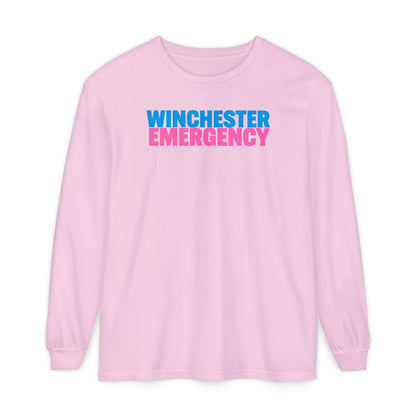 Winchester Emergency Pink Crewneck Long Sleeve T-Shirt