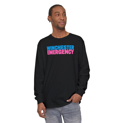 Winchester Emergency Pink Crewneck Long Sleeve T-Shirt
