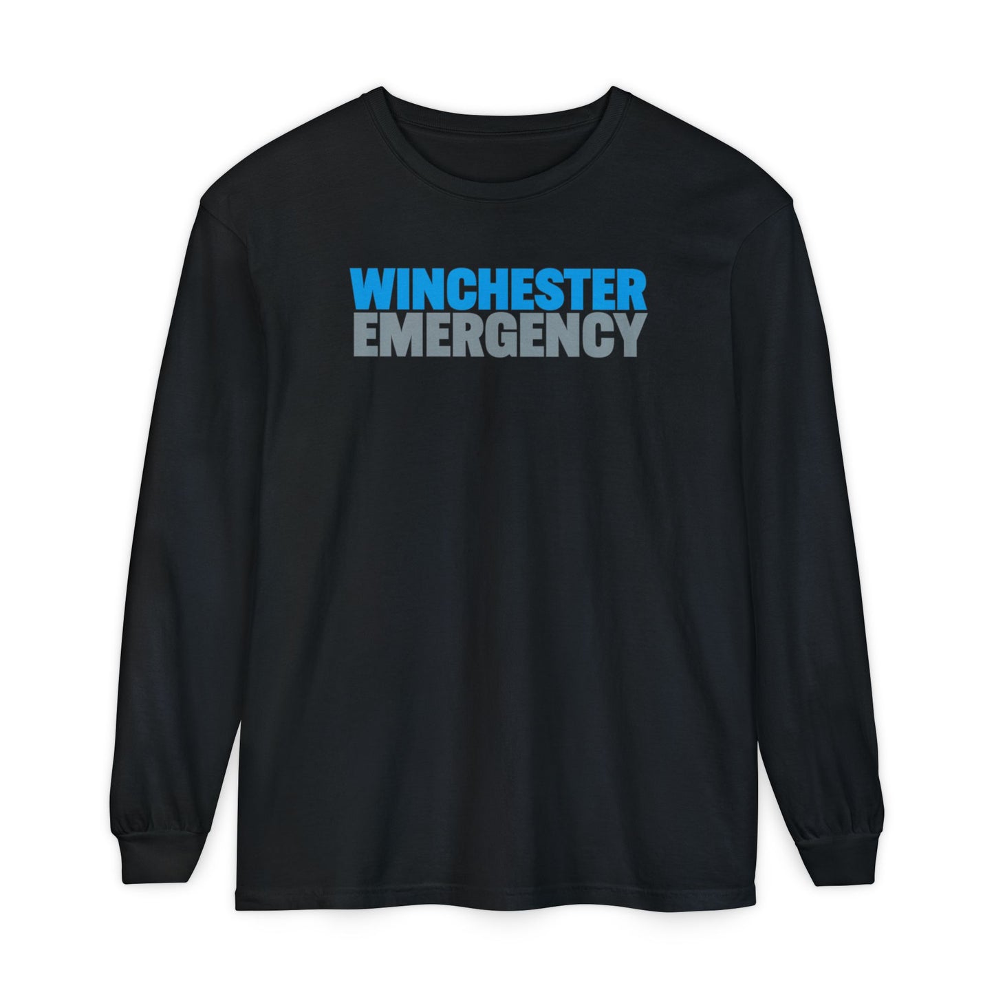 Winchester Emergency Comfort Colors Crewneck Long Sleeve T-Shirt