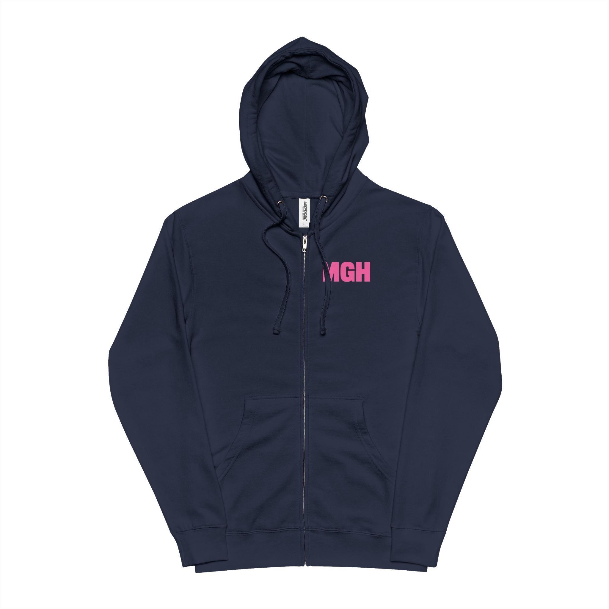 MGH Emergency Pink Fleece Zip-up Hoodie