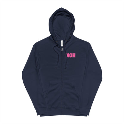 MGH Emergency Pink Fleece Zip-up Hoodie