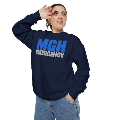 MGH Emergency Comfort Colors Crewneck Sweatshirt