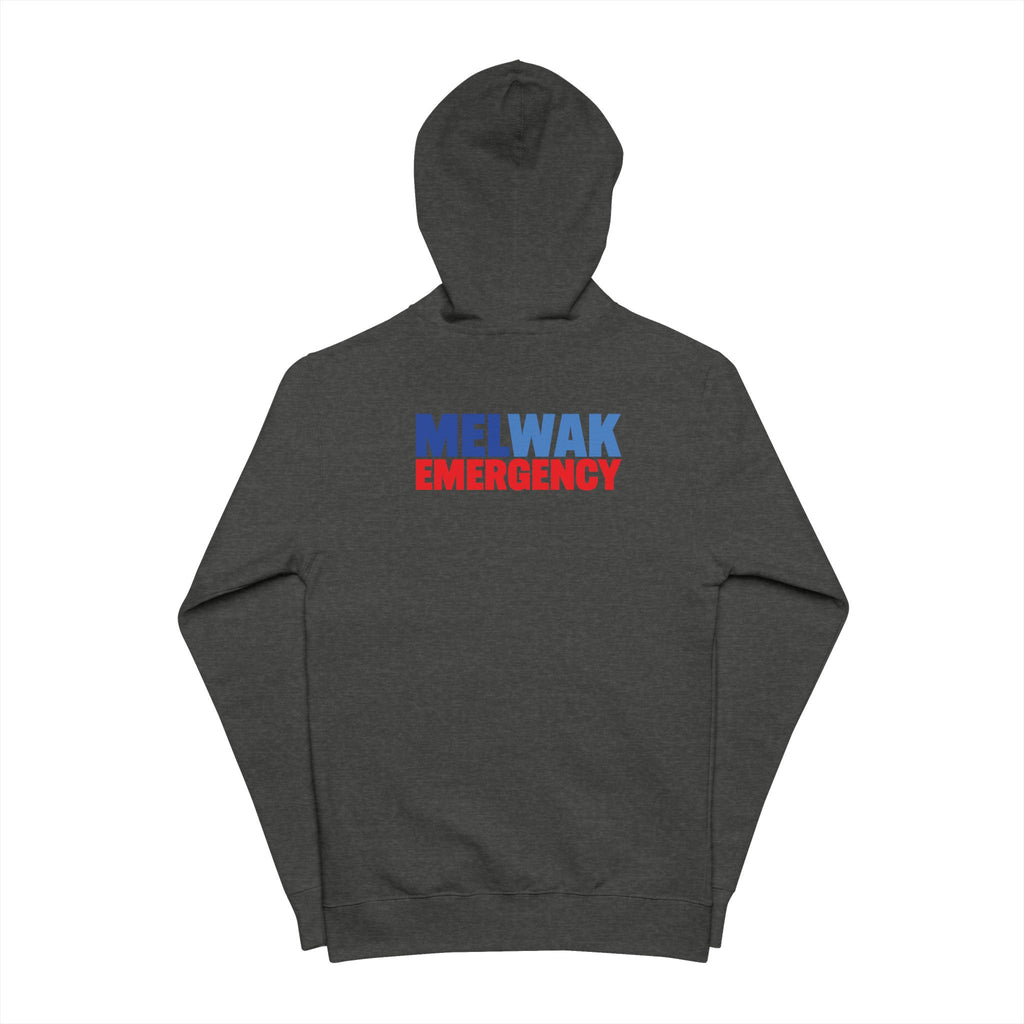 MELWAK Emergency Premium Fleece Zip-up Hoodie