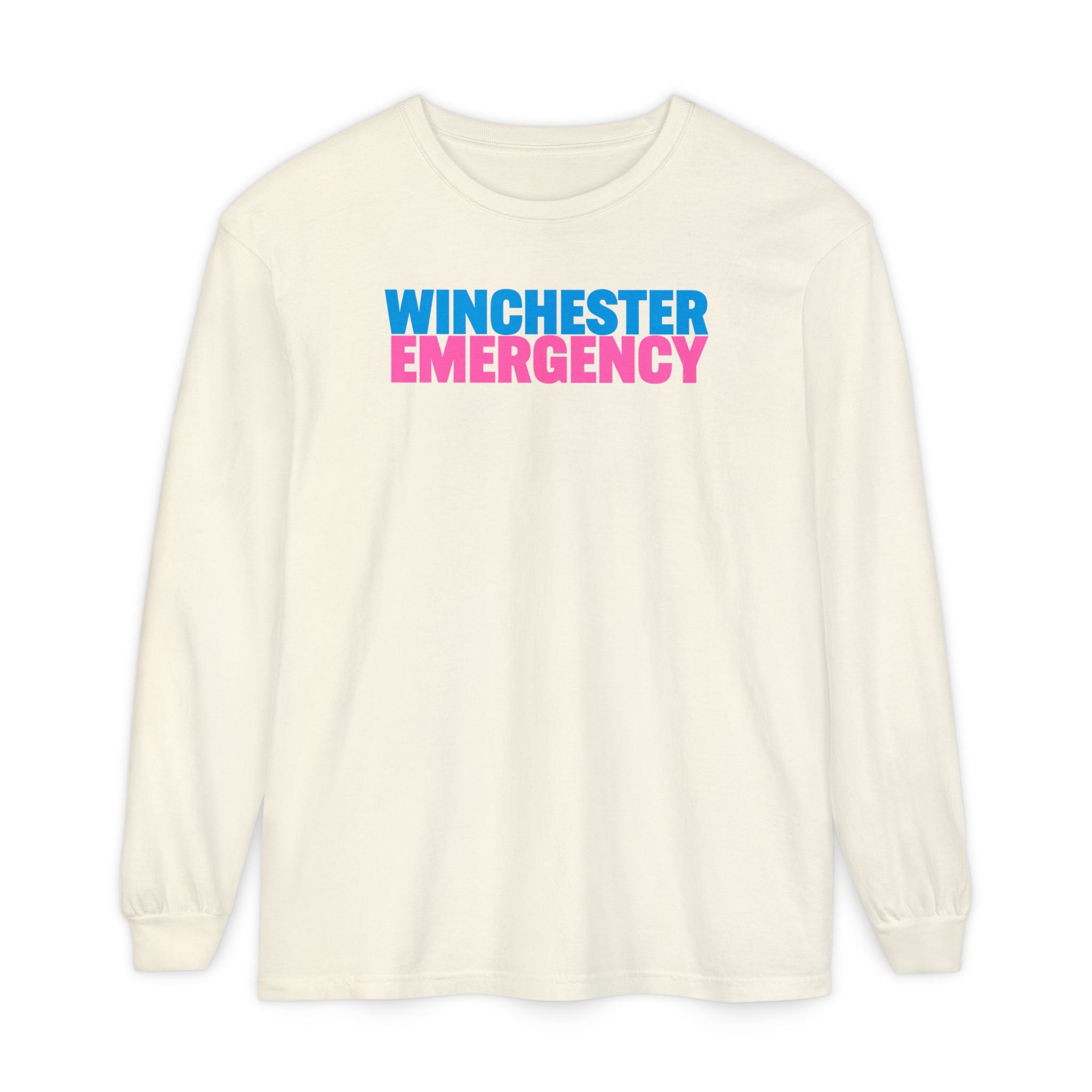Winchester Emergency Pink Crewneck Long Sleeve T-Shirt