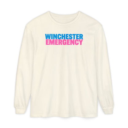 Winchester Emergency Pink Crewneck Long Sleeve T-Shirt