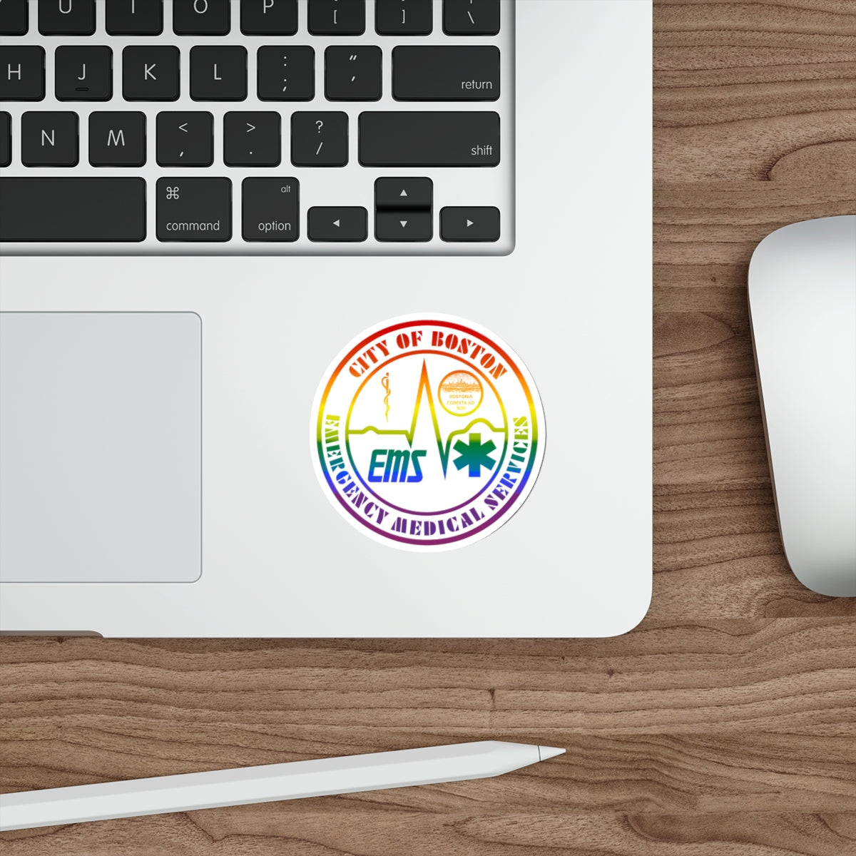 Boston EMS Pride (BEMS) Sticker