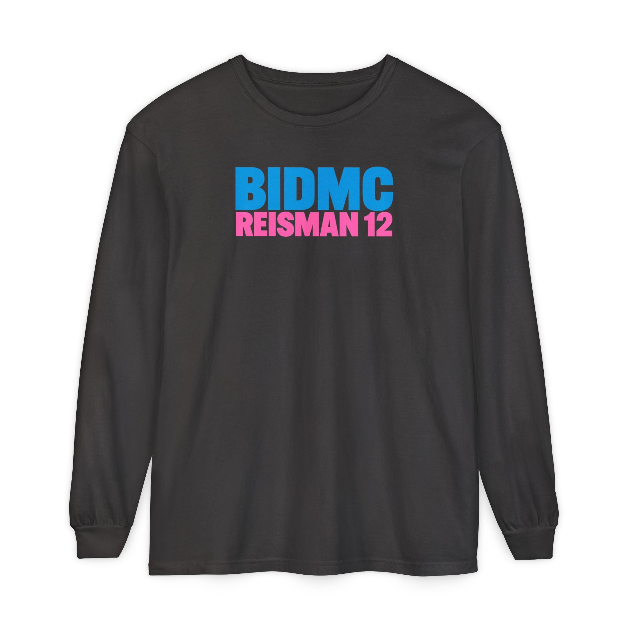 BIDMC REISMAN 12 Pink CREWNECK LONG SLEEVE TEE